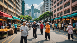 découvrez comment hong kong fait face au défi du vieillissement de sa population en mettant en avant des solutions innovantes et des opportunités positives. une analyse des initiatives qui transforment les défis en atouts pour l'avenir de la ville.