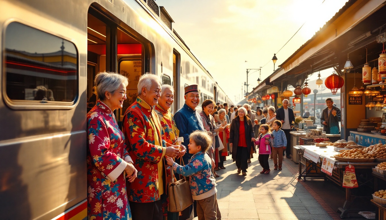 discover how seniors board the ‘silver-haired’ trains in Xinjiang, where the economy of the elderly is thriving, offering new opportunities and a unique journey for older people in search of adventures.