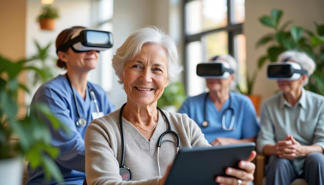découvrez comment les avancées technologiques peuvent transformer les soins aux personnes âgées, en offrant des solutions innovantes pour garantir leur dignité et améliorer leur qualité de vie au sein d'une nation en pleine mutation démographique.