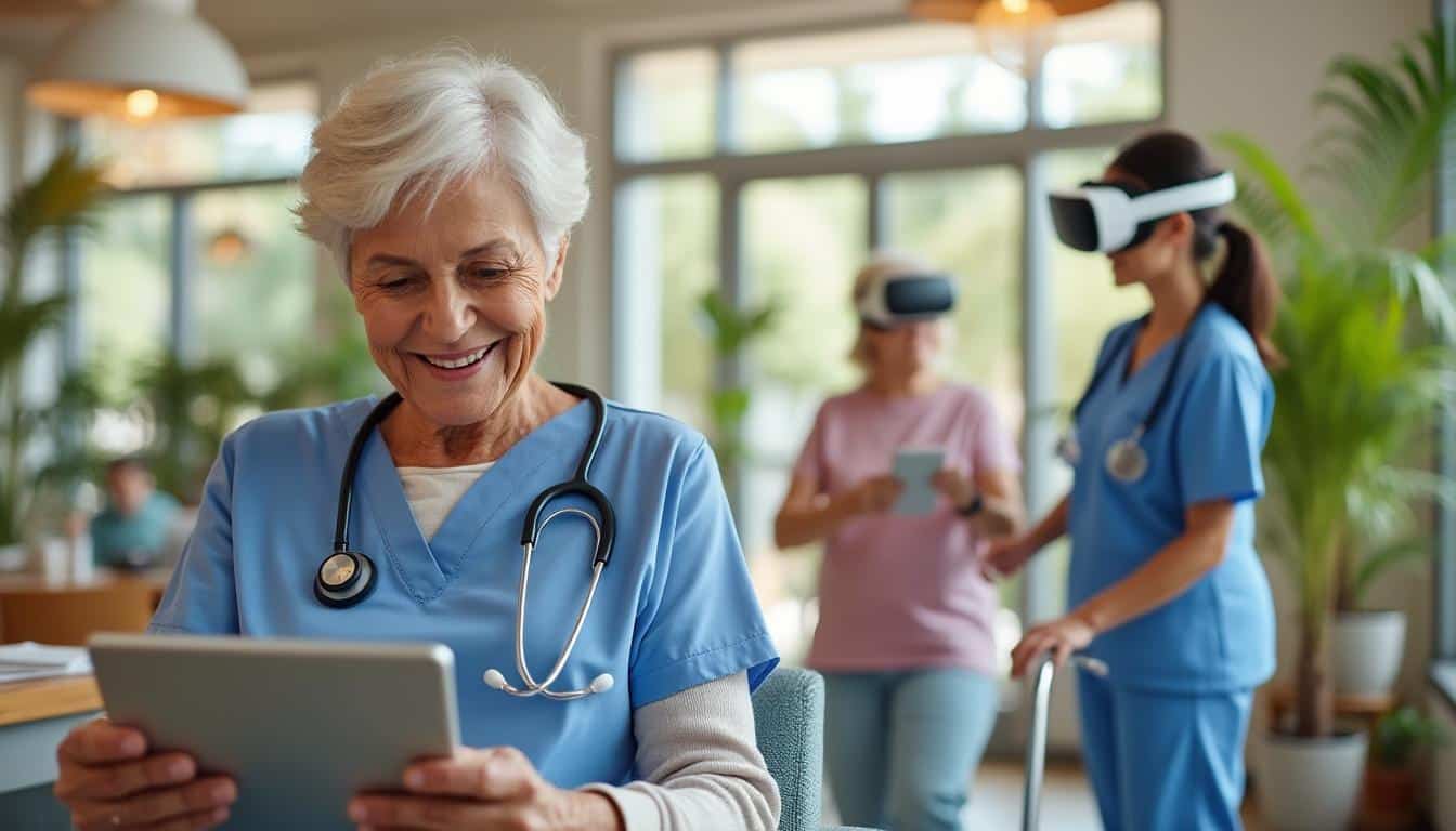 découvrez comment les avancées technologiques peuvent transformer les soins aux personnes âgées, en offrant des solutions innovantes pour combler le fossé des soins et assurer une dignité à nos aînés dans une nation vieillissante.