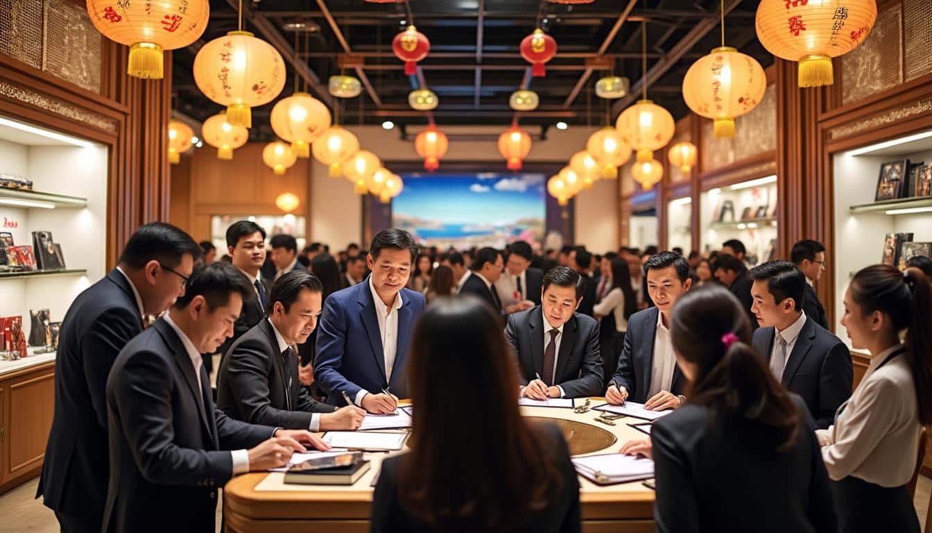 découvrez les accords signés lors de l'ouverture du gmbpf, où commerçants et entrepreneurs explorent des opportunités d'affaires florissantes dans l'économie argentée et l'industrie du chic chinois. ne manquez pas cette convergence d'idées et de stratégies pour dynamiser vos projets.